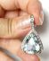 Spektakulrer Anhnger aus 750 Weissgold 14.80ct Aquamarin + Brillanten B3954