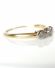 Antiker Art-Deco Ring aus 750/000 Gelbgold + Platin mit 0,55ct Diamanten B3991