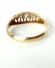 Antiker Ring England von 1910 aus 750/000 Gelbgold mit 0,25ct Diamanten B3984