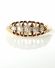 Antiker Ring England von 1910 aus 750/000 Gelbgold mit 0,25ct Diamanten B3984