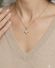 Sehr h�bscher vintage Anh�nger aus 375/000 Weissgold mit 0,15ct Brillanten B4014