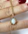 Sehr hbscher vintage Anhnger aus 375/000 Gelbgold Crystal Edel-Opal B4003