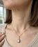 Sehr h�bscher vintage Anh�nger aus 375/000 Gelbgold Crystal Edel-Opal B4003