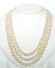 Verkauft -Orig Art Deco Zucht Perlencollier 750 Weissgold Schliesse 2,80ct Diamanten B3956