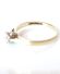 Englischer vintage Ring 0,33ct Brillanten Solitr in 750/000 Gelbgold B4017