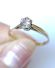 Englischer vintage Ring 0,33ct Brillanten Solitr in 750/000 Gelbgold B4017