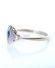 Antiker Art Deco Ring mit Saphir + Diamanten in 750/000 Gelbgold + Platin B4022