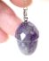 Antiker victorianischer Anhnger aus Amethyst als Eichel um 1900 B4036