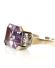 Aniker Art Deco Ring aus 333/000 Gelbgold mit Amethyst + Diamanten B4032