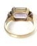 Aniker Art Deco Ring aus 333/000 Gelbgold mit Amethyst + Diamanten B4032