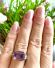 Aniker Art Deco Ring aus 333/000 Gelbgold mit Amethyst + Diamanten B4032