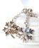 Schne vintage Schneeflocke Ohrhnger mit Brillanten in 750/000 Weissgold B4054