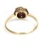 Edler antiker britischer Art Deco Ring mit Diamanten 750 Gelbgold + Platin 4044