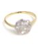 Edler antiker britischer Art Deco Ring mit Diamanten 750 Gelbgold + Platin 4044