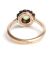 Victorianischer englischer Ring 9ct Gelbgold mit Peridot + Saatperlen B4059