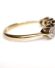 Antiker Art-Deco Ring aus 750/000 Gelbgold + Platin mit 0,35ct Diamanten B4064