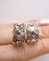 Schne Ohrringe aus 925/000 Silber und 14ct Gold mit Amethyst B4098