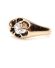 Antiker Ring aus 750/000 Gelbgold mit ca. 0.37ct Diamanten Solitr um 1900 B4119