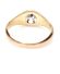 Antiker Ring aus 750/000 Gelbgold mit ca. 0.37ct Diamanten Solitr um 1900 B4119