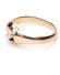 Antiker Ring aus 750/000 Gelbgold mit ca. 0.37ct Diamanten Solitr um 1900 B4119