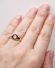 Antiker Ring aus 750/000 Gelbgold mit ca. 0.37ct Diamanten Solitr um 1900 B4119