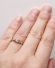 Antiker englischer Ring mit 0,29ct Brillanten 750 Gelbgold + Weissgold B4118