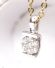 Sehr hbscher Daisy Anhnger 375/000 Weissgold mit 0.13ct Brillanten B4116