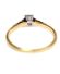 Antiker schner Ring mit 0,20ct Diamant Solitr aus 750/000 Gelbgold B4120