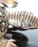 Dekorative antike Art Deco Brosche Schildkrte 800/000 Silber Markasite B4096