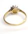 Antiker Art Deco Ring aus 750/000 Gelbgold + Platin mit 1.80ct Edel Opal B4021