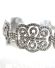 Traumhaftes breites Art Deco Armband aus 835/000 Silber mit Markasiten B4100
