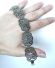 Traumhaftes breites Art Deco Armband aus 835/000 Silber mit Markasiten B4100