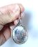 Grosser Modernist Anhnger aus 925/000 Silber mit Bernstein B4108