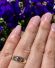 Antiker Ring mit Rubin und Diamanten aus 585/000 Gelbgold B4129
