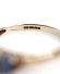 Schner englischer vintage Ring mit Saphiren und Brillanten 375 Gelbgold B4138
