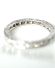 Wertvoller Voll Memory Art Deco Ring aus Platin mit 0.50ct Diamanten B4136