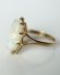 Schner englischer vintage Ring mit Edel-Opal in 375/000 Gelbgold B4137