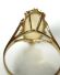 Schner englischer vintage Ring mit Edel-Opal in 375/000 Gelbgold B4137