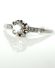 Edler antiker britischer Art Deco Ring 0.42ct Diamanten Platin + Gold B4146