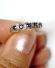 Schner englischer vintage Ring mit Saphiren und Diamanten 375 Gelbgold B4142