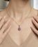 Wundersch�ner kleiner Anh�nger aus 375/000 Gelbgold mit Amethysten B4139