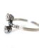 Edler antiker Art Deco Ring mit 0.90ct Brillanten in 750/000 Weissgold B4149