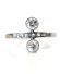 Edler antiker Art Deco Ring mit 0.90ct Brillanten in 750/000 Weissgold B4149