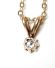 Sehr hbscher vintage Anhnger aus 375/000 Gelbgold mit 0,10ct Brillanten B4152