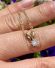 Sehr hbscher vintage Anhnger aus 375/000 Gelbgold mit 0,10ct Brillanten B4152
