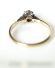 Antiker Art Deco Ring mit 0,50ct Brillanten Solitr aus 750/000 Gelbgold B4150
