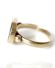 Antiker schwerer Ring aus 333/000 Gelbgold mit Emaille Arbeit von 1913 B4158