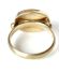 Antiker schwerer Ring aus 333/000 Gelbgold mit Emaille Arbeit von 1913 B4158