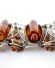 Sehr breites schnes Fischland Armband aus 835/000 Silber mit Bernstein B4165