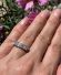Antiker Art Deco Ring aus 585/000 Weissgold mit schnen 0.20ct Brillanten B4171